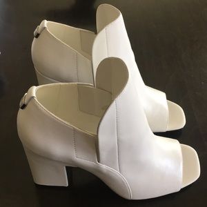 New Calvin Klein Remy Nappa High Heel Ankle Boots